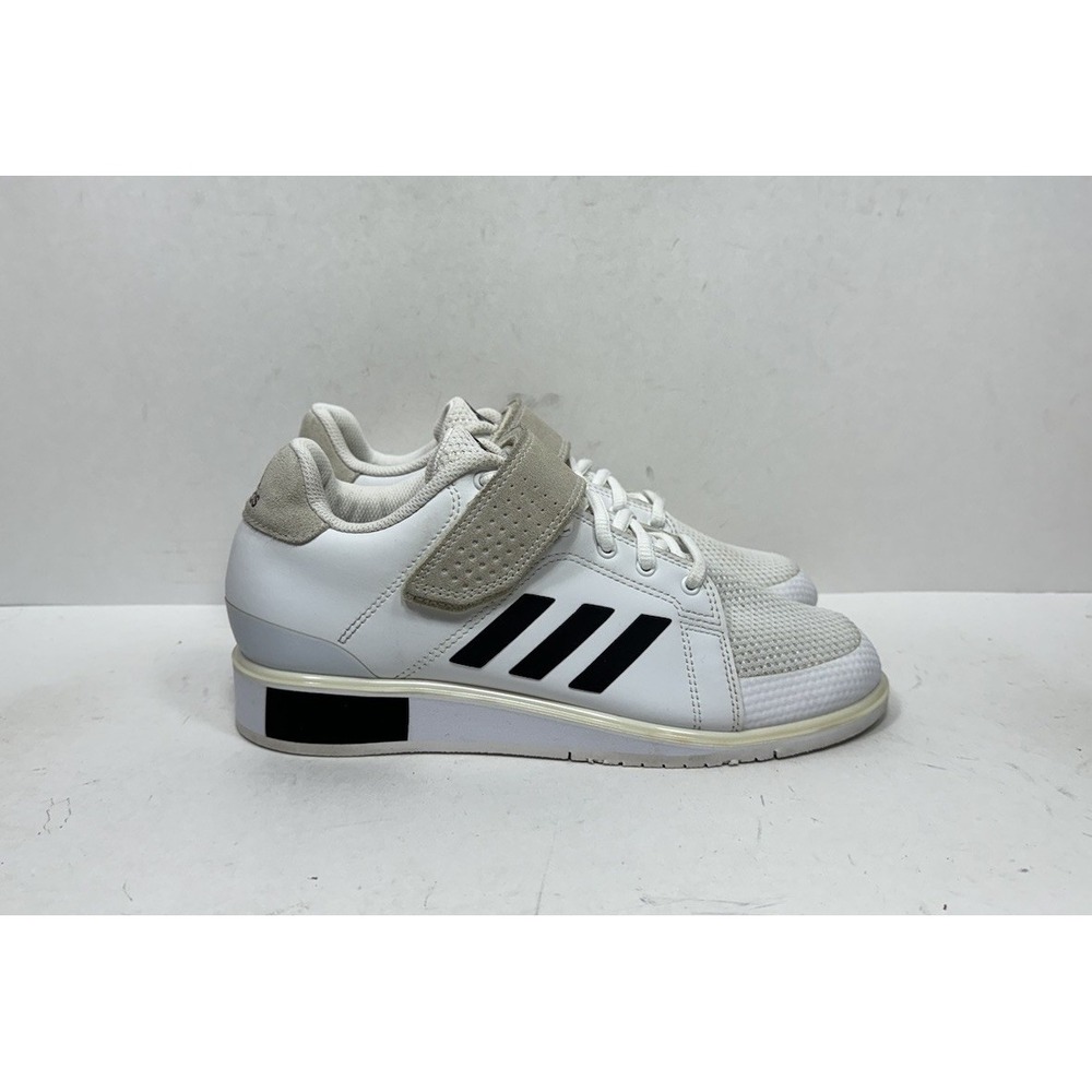 Adidas Power Perfect 3 Weightlifting Shoes White Men's Size 7 BD7158